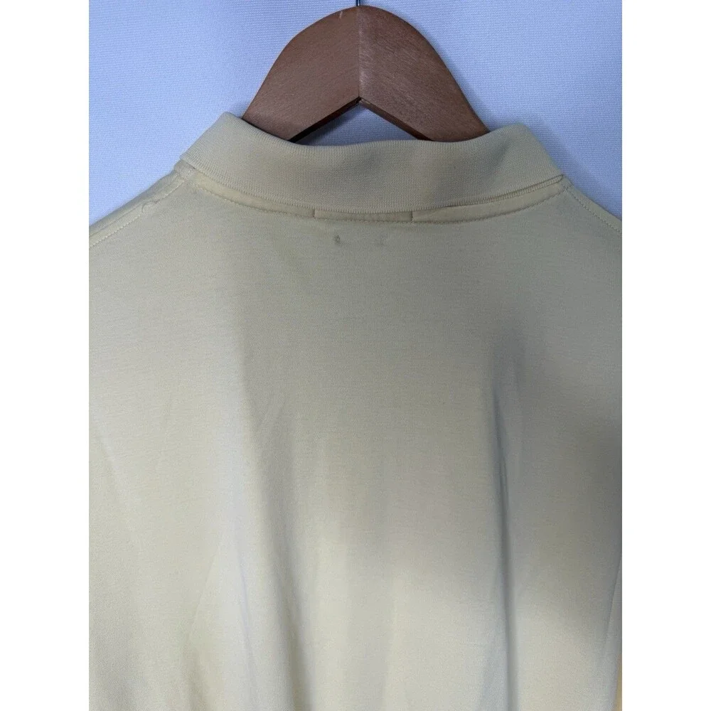 Polo Ralph Lauren Men Classic Polo XL Pima Soft Touch Preppy Light Yellow